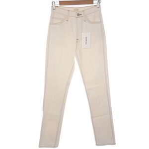 Frame Le High Straight Blanc Denim Jeans Womens Size 23